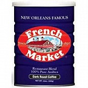 French Market 100% Arabica Dark Roast Coffee 12 oz.